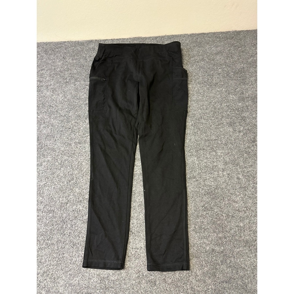 Carhartt Leggings Womens Size M Black Fitted Stretch Utility Pocket Active Wear